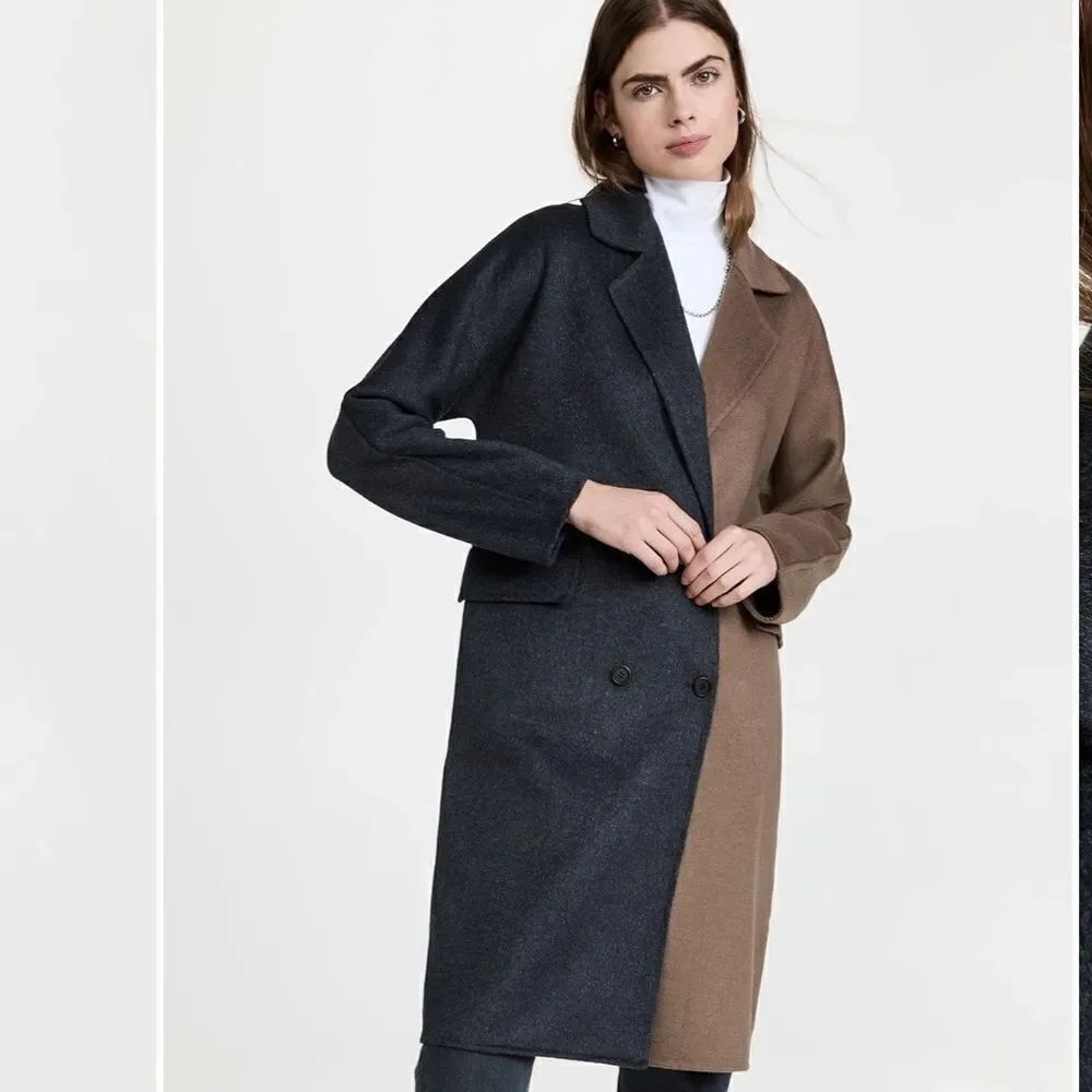 Rails Colorblock Bristol Long Over Coat
